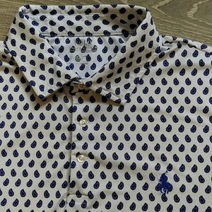Polo Ralph Lauren Performance Wicking Paisley Polo Size XL/TG